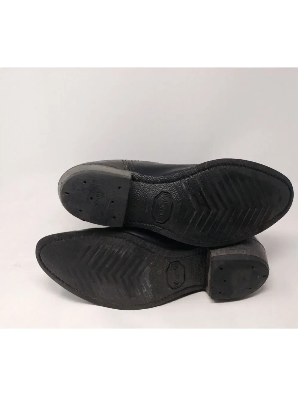 Knapp Neolite Vibram Soles 7.5 EE Cowboy Boots Black Made in USA